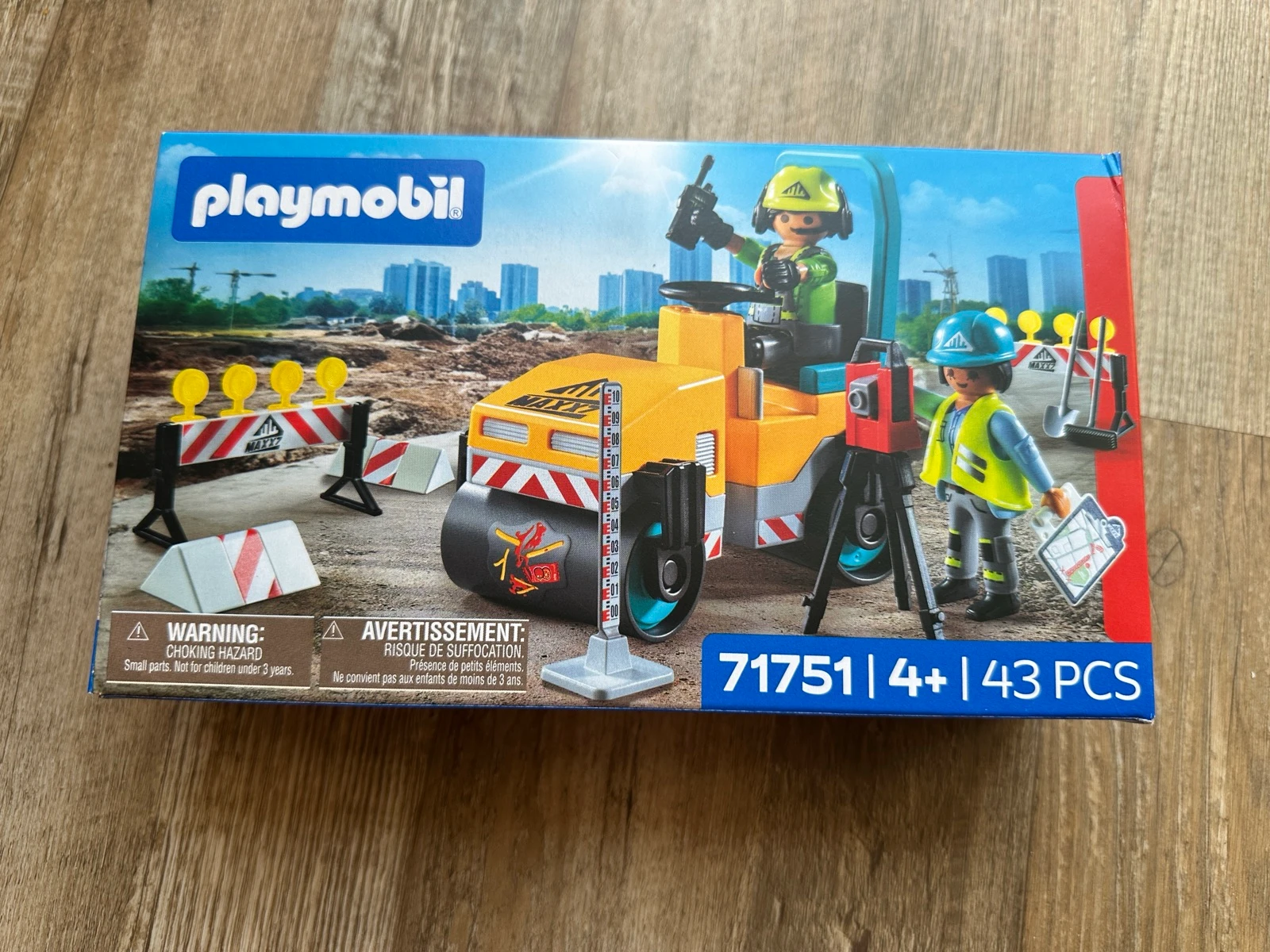 Playmobil 71751 – Rouleau compresseur de chantier – Neuf avec étiquette